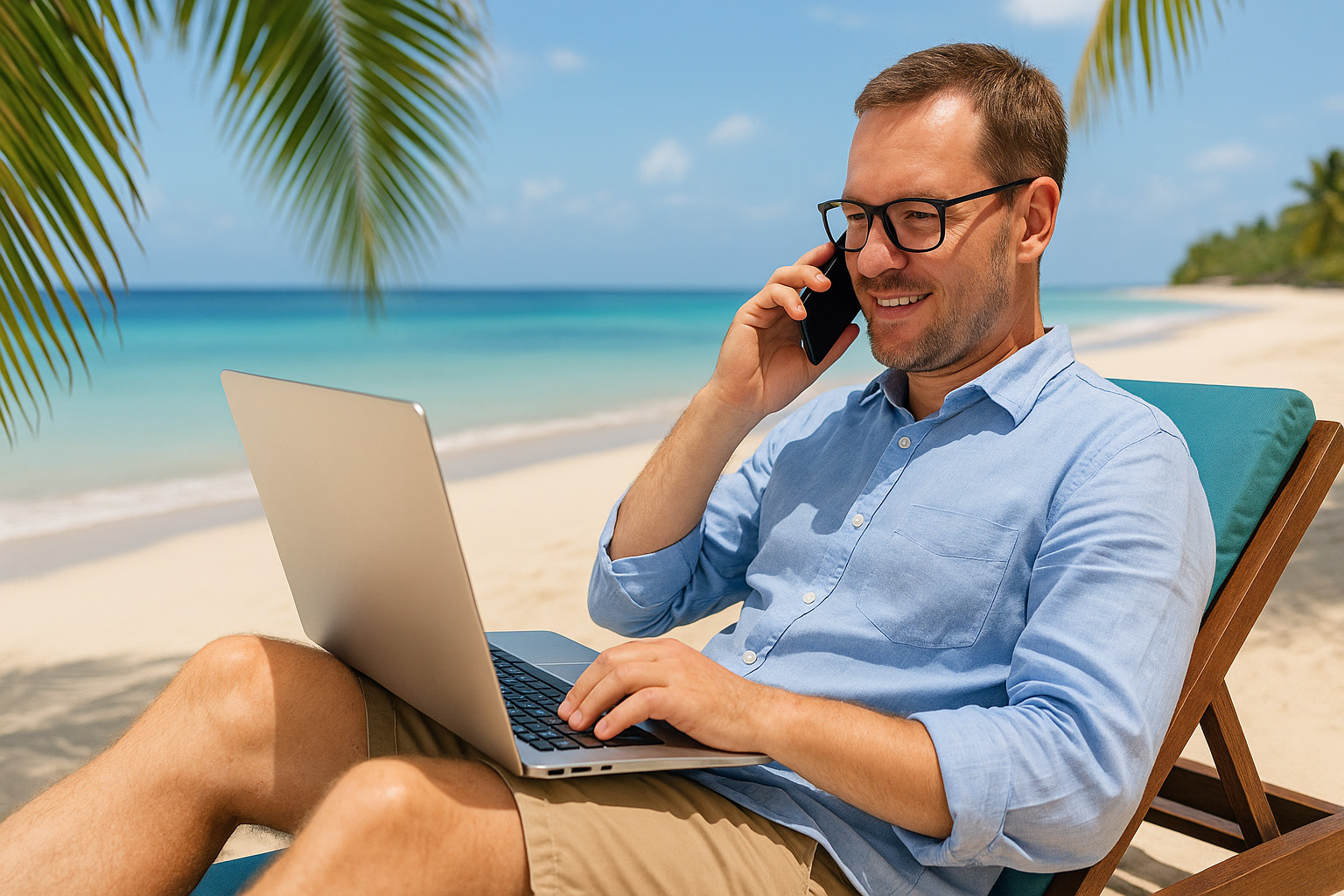 Przedsiębiorca na wakacjach – jak spokojnie zostawić firmę na tydzień